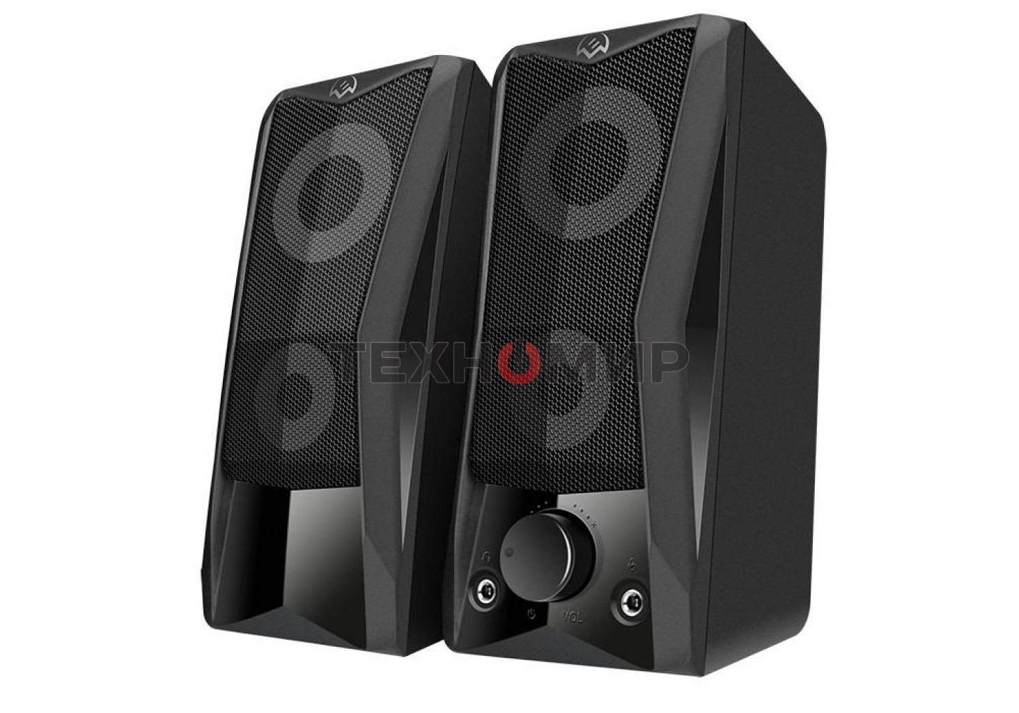 Акустическая система Sven 445, черный, USB, 2.0,2x3 Вт(RMS), подсветка