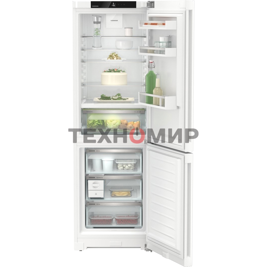 Холодильник Liebherr CBNC 5223-22 001 белый двухкамерный 216/94л морозилка снизу, No Frost