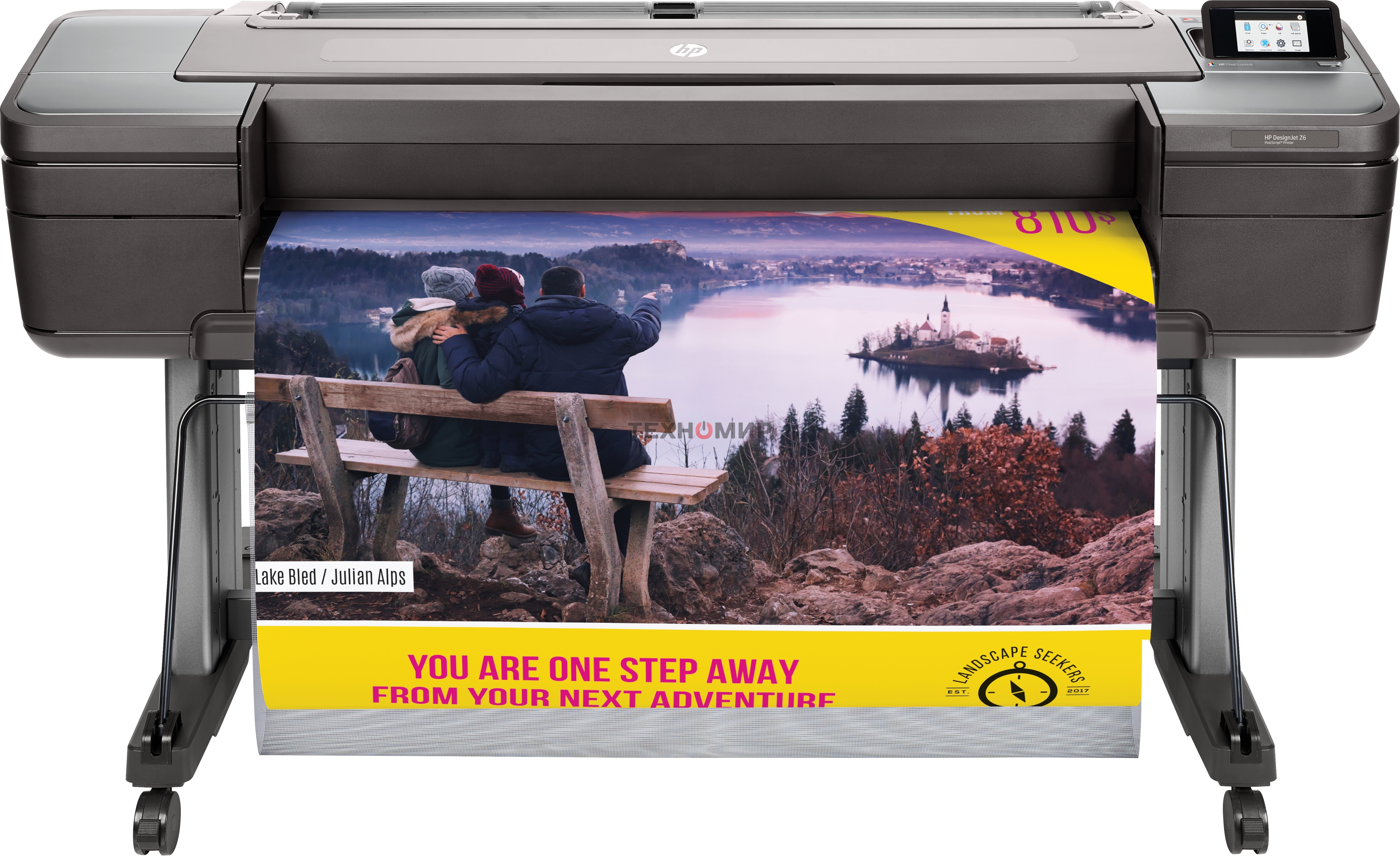 Плоттер струйный HP DesignJet Z6 44-in Postscript (T8W16A), А0, 44