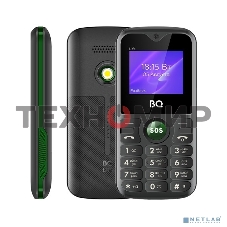Мобильный телефон BQ 1853 Life черный/зеленый