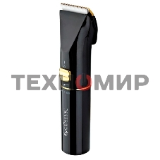 Машинка для стрижки Centek CT-2119 (черный/золотой) сеть/аккум, ножиТИТАН+КЕРАМИКА, 180 мин от батареи