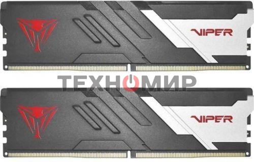 Оперативная память Patriot Viper Venom, DDR5, 32GB (2x16GB), 5600MHz, CL36, DIMM, с радиатором, черный