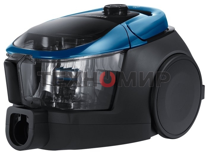 Пылесос Samsung SC18M3120VB синий, 380/1800 Вт, уборка сухая, пылесборник контейнер 2 л