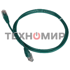 Патч-корд TWT UTP кат.5e, с заливными колпачками, 0.15 м, зеленый