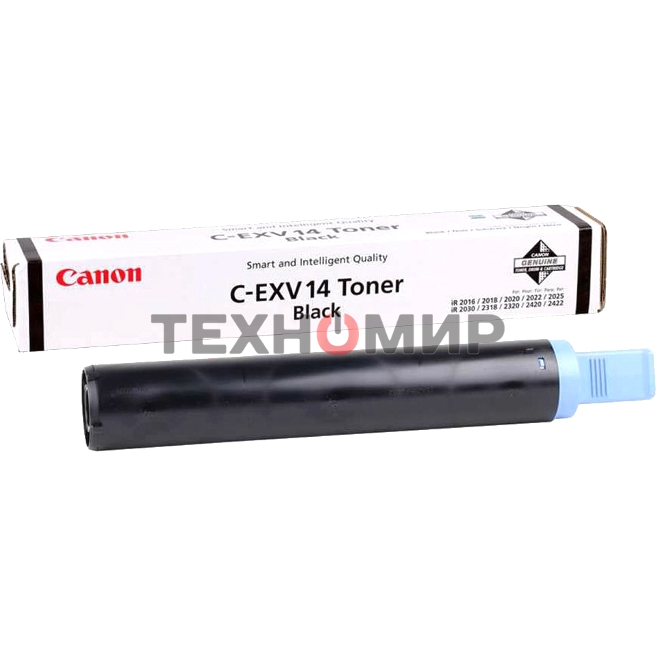 Картридж лазерный Canon C-EXV14 (0384B006) черный (8300 стр.) для Canon iR2016/2018/2020/2022/2025/2030/2318/2320 (1 туба 460 гр.)