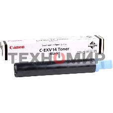 Картридж лазерный Canon C-EXV14 (0384B006) черный (8300 стр.) для Canon iR2016/2018/2020/2022/2025/2030/2318/2320 (1 туба 460 гр.)