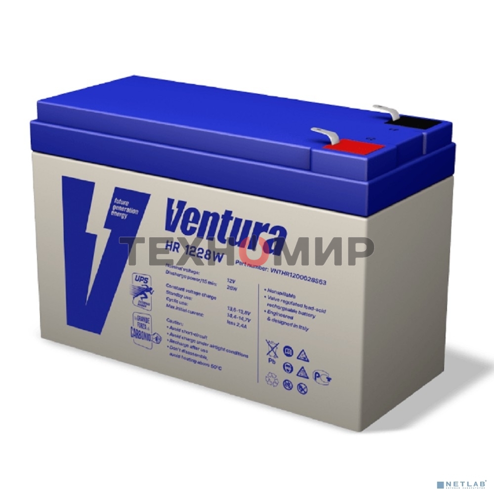 Батарея для ИБП Ventura HR1228W 12V 7,2Ah