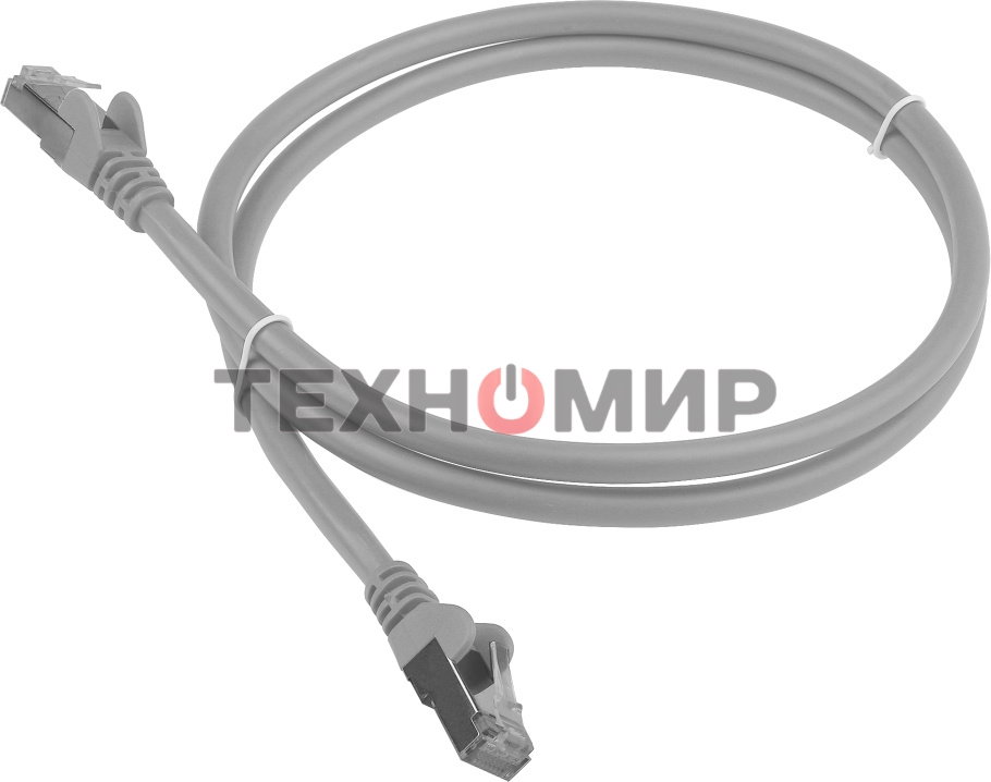 Патч-корд LANMASTER LSZH FTP cat.6, 2.0 м, серый