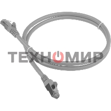 Патч-корд LANMASTER LSZH FTP cat.6, 2.0 м, серый