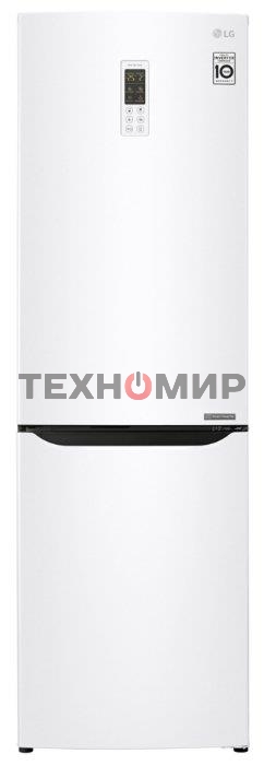Холодильник LG GA-B419SQGL белый двухкамерный 223/79л морозилка снизу, No Frost