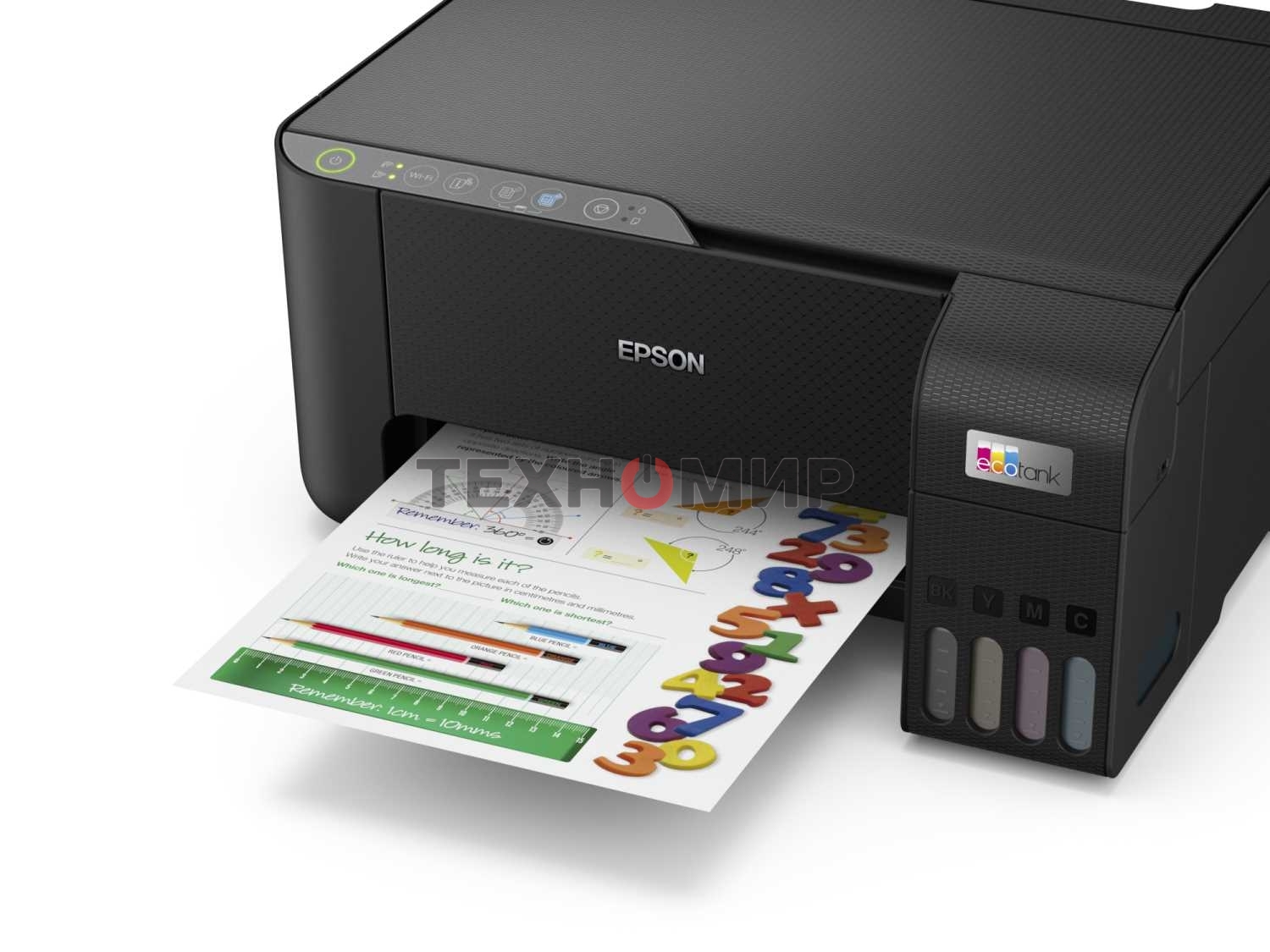 МФУ струйное Epson L3250 (C11CJ67412/C11CJ67418/C11CJ67405/C11CJ67408/C11CJ67503/C11CJ67508/C11CJ67523), A4, цветное, печ. до 33 стр/мин. (ч/б) до 15 стр/мин. (цвет), скан. до 11 стр/мин. (ч/б) 28 стр/мин. (цвет), 1440 x 5760 dpi (печать) 1200x2400dpi (ск