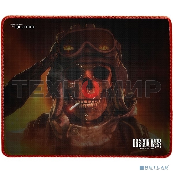 Коврик Qumo Deadly Salute для мыши,280x230x3 мм
