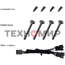 Вентилятор для корпуса ID-Cooling WF-14025-XT BLACK черный, 140 мм, 1600 об/мин, 32.6 дБ, 4 pin