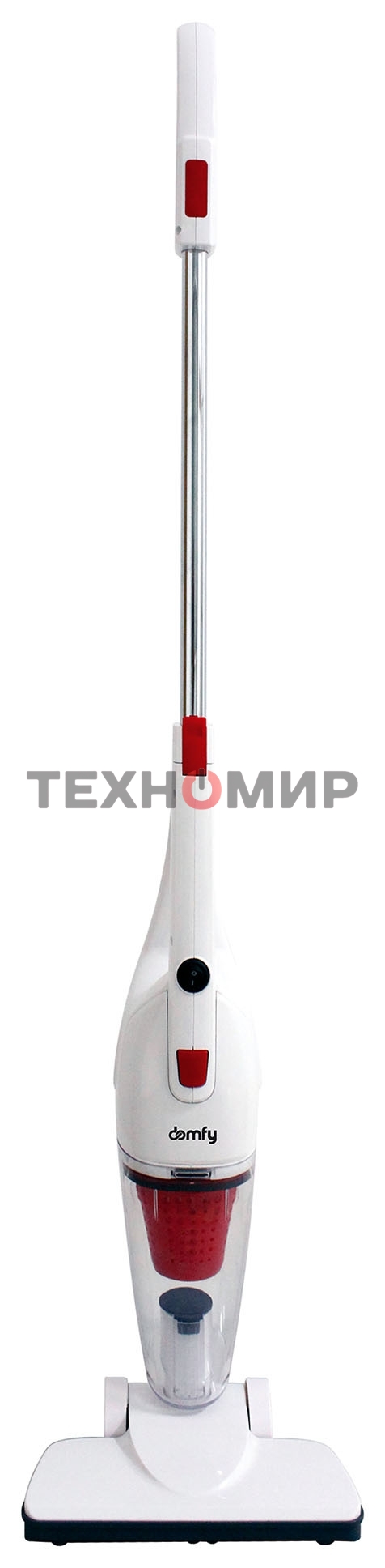 Вертикальный пылесос Domfy DSC-VC301 1000Вт белый/красный