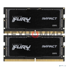 Оперативная память Kingston Fury Impact, DDR5, 32GB (2x16GB), 6000MHz, CL38, ECC SO-DIMM