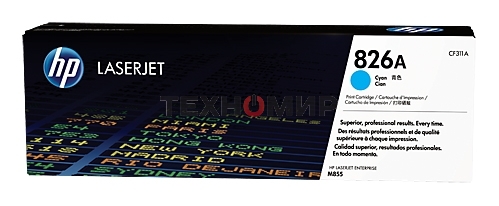Тонер Картридж HP 826A CF311A голубой для HP CLJ Ent M855