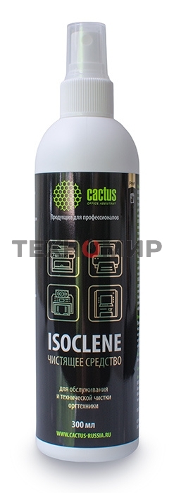 Спирт изопропиловый Cactus CS-ISOCLENE300 для очистки техники 300 мл