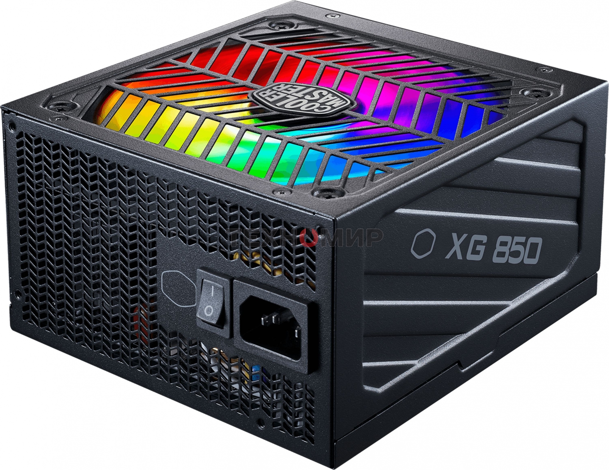 Блок питания Cooler Master XG850, 850Вт, 80 PLUS Platinum, 135мм, модульный, черный