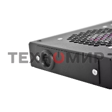 Модуль вентиляторный ЦМО, 3 вентилятора, колодка, черный R-FAN-3J-9005