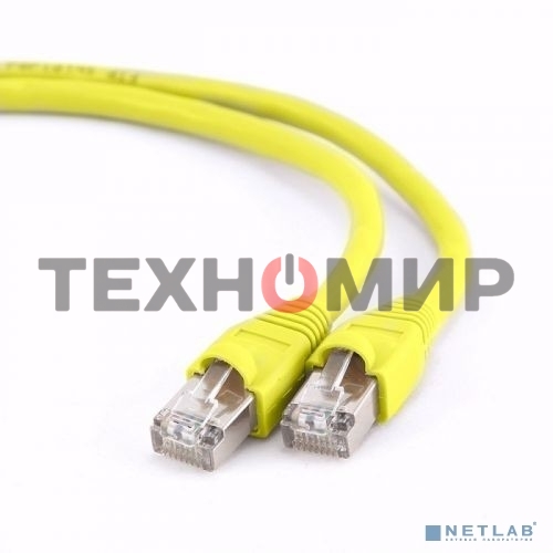 Патч-корд FTP Cablexpert cat.6, 10м, литой, многожильный, желтый