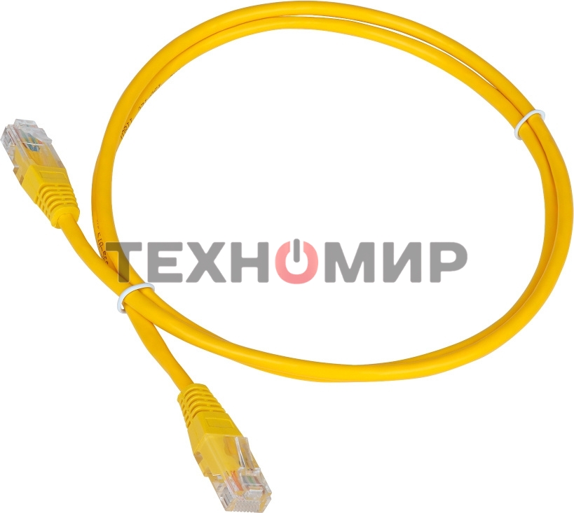 Патч-корд LANMASTER TWT-45-45-0.3-YL UTP RJ-45 вил.-вилка RJ-45 cat.5e 0.3м желтый ПВХ (уп.:1шт)