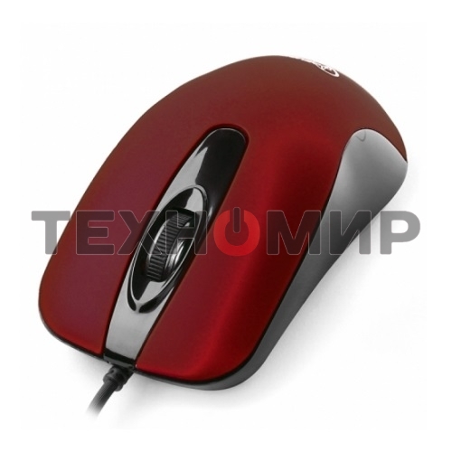 Мышь проводная Gembird MOP-400-R красный, 1000 dpi, USB, кнопки - 3