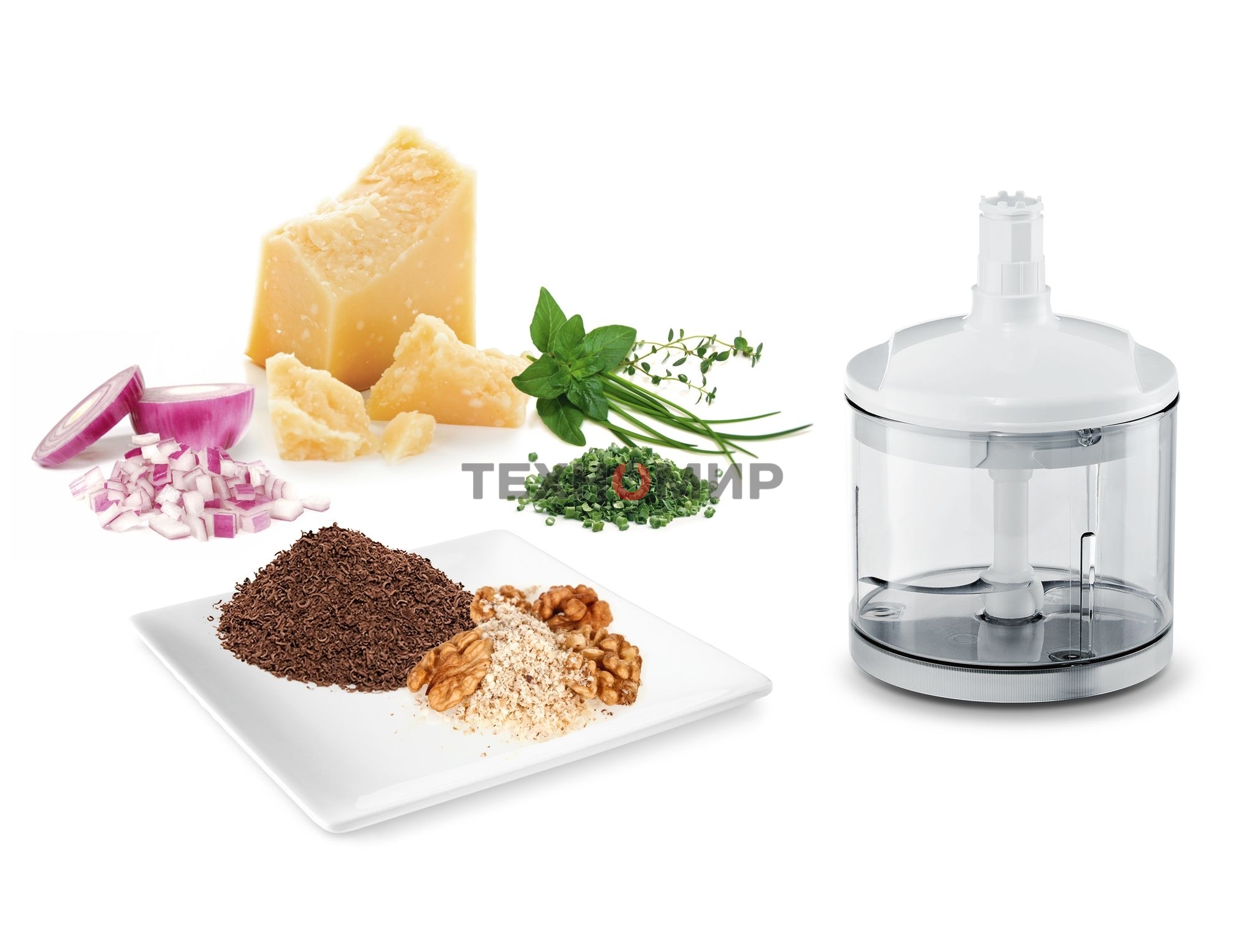 Миксер ручной Bosch MFQ36480 450Вт белый/серый