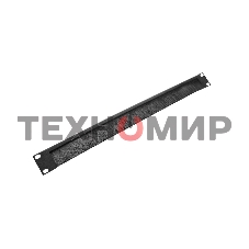 Горизонтальный кабельный органайзер со щеткой, 19