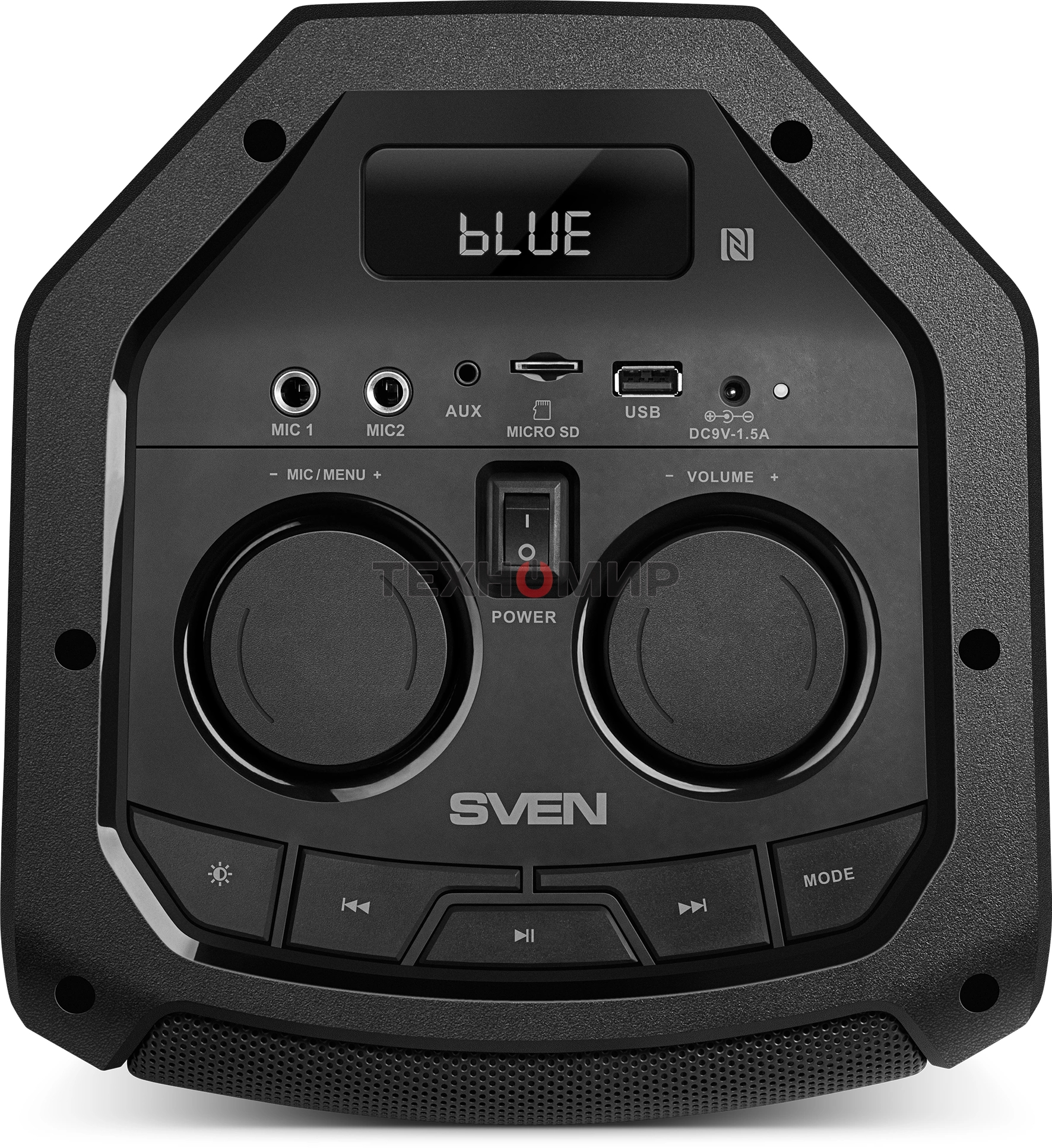 Портативная акустика Sven АС PS-710 черный 100 Вт Bluetooth