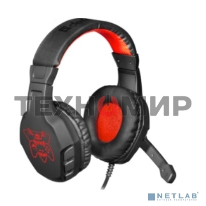 Гарнитура Defender GAMING CUJO BLACK/RED