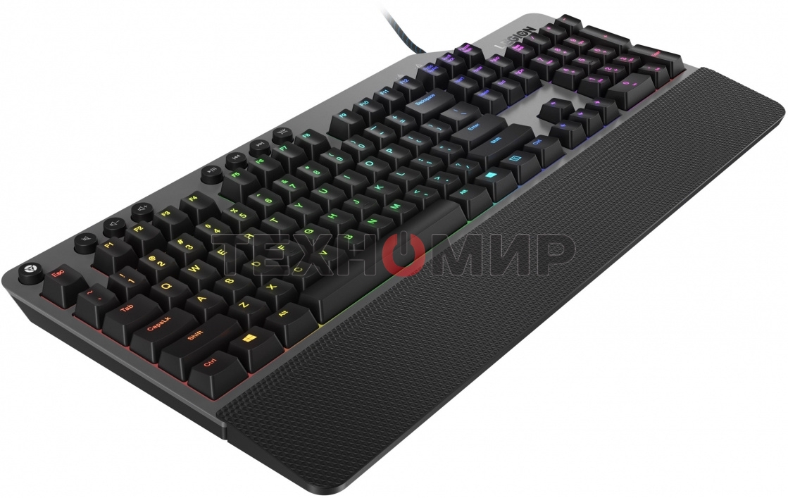 Клавиатура Lenovo Legion K500 RGB Mechanical проводная, USB Type-A, серый