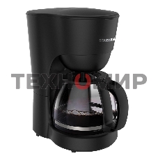 Кофеварка капельная Starwind STD1212 черный, исп. кофе - молотый, 1.25 л, 600 Вт.