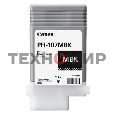Картридж струйный Canon PFI-107MBK (6704B001) черный матовый (130 мл) для Canon iP F680/685/780/785