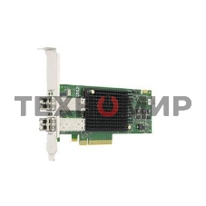 Сетевой адаптер Emulex Broadcom/LSI LPe31002-M6 Gen 6 (16GFC), 2-port, 16Gb/s, PCIe Gen3, Upgradable to 32GFC
