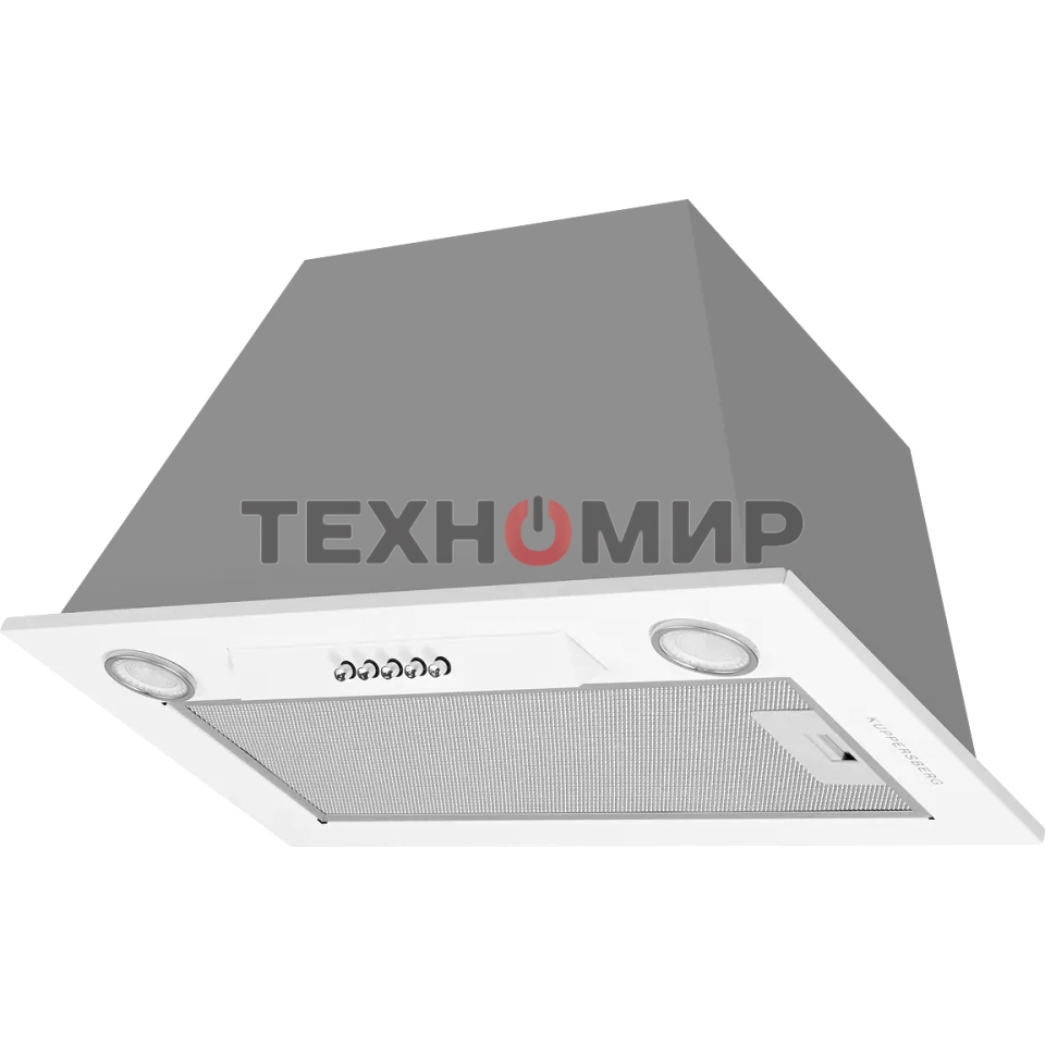 Вытяжка встраиваемая Kuppersberg Inlinea 52 W X белый, 52 см, 1300 куб. м/ч, 39 дБ