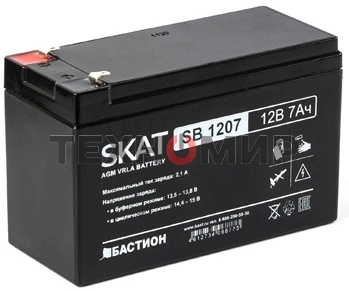 Батарея для ИБП SKAT SB 1207 (12V 7Ah)
