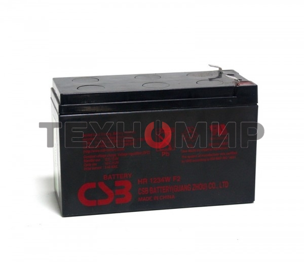Батарея CSB HR 1234W (12V, 9Ah) клеммы F2