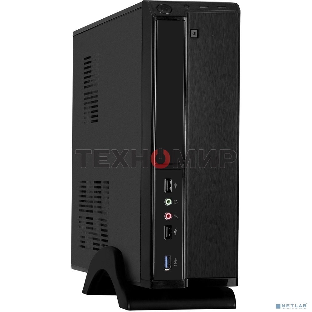 Компьютерный корпус Desktop ExeGate MI-207U-300W-8 (miniITX/mATX, БП M300 с вент. 8см, 1*USB+1*USB 3.0, аудио, черный)