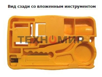 Монтажная площадка LANMASTER (LAN-OK-FIX) для кейстоунов с инструментом для разделки кабеля