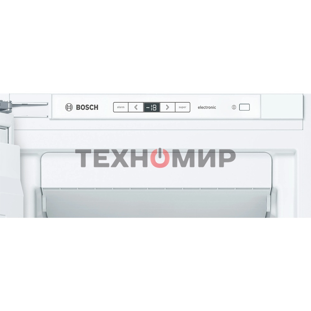 Встраиваемый морозильный шкаф Bosch GIN81AEF0U, белый, 212л, 5 ящиков