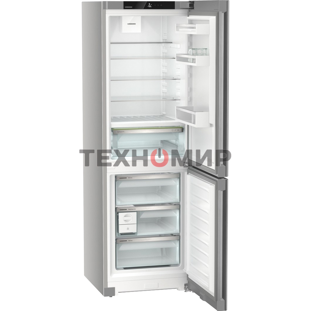 Холодильник Liebherr CBNsfc 5223-22 001 серебристый двухкамерный 216/94л морозилка снизу, No Frost