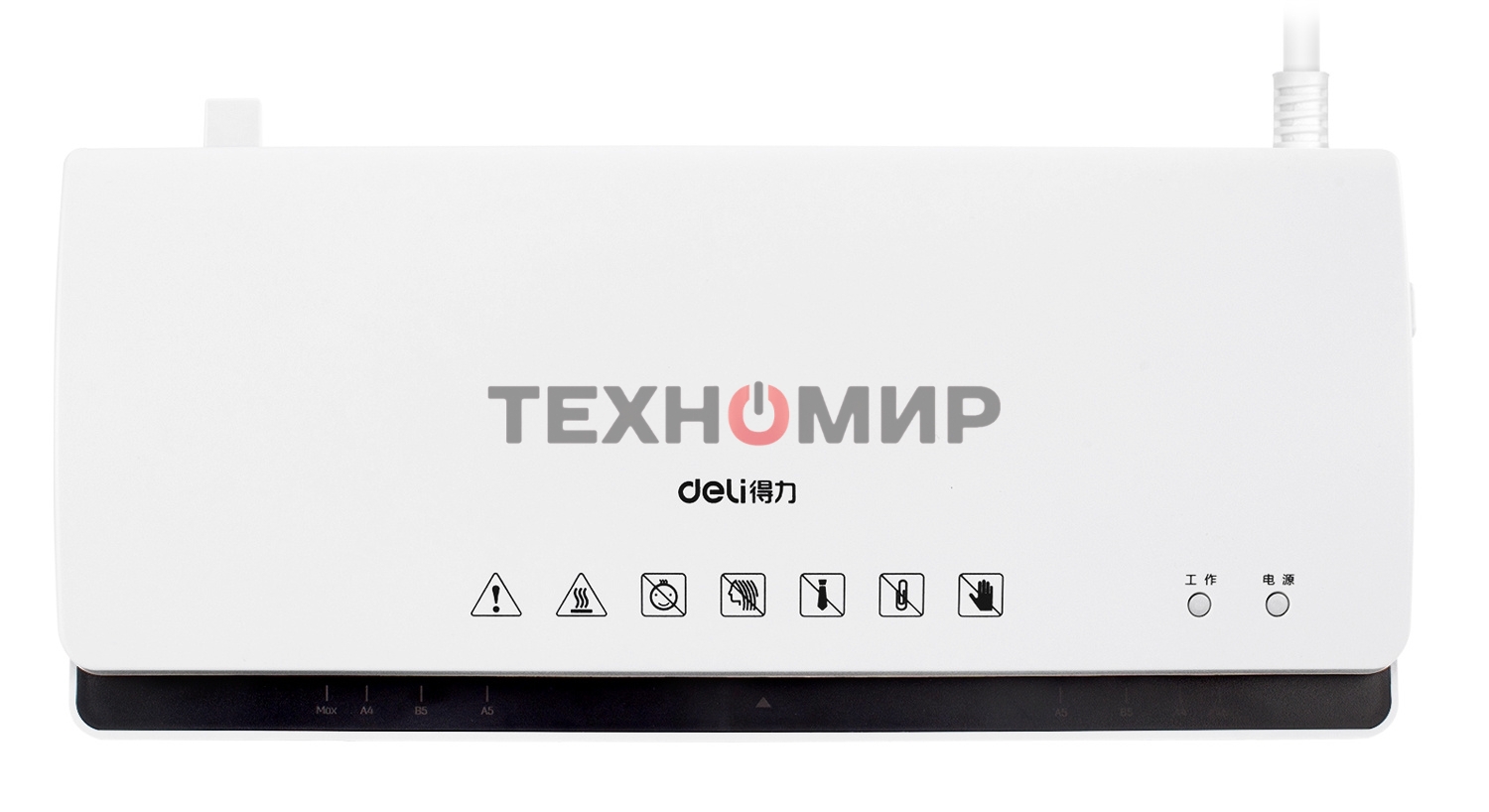 Ламинатор Deli 3897, A4 Film width: A4Laminate speed: 250мм/min  Film range: 70-125mic Thickness: about 3min