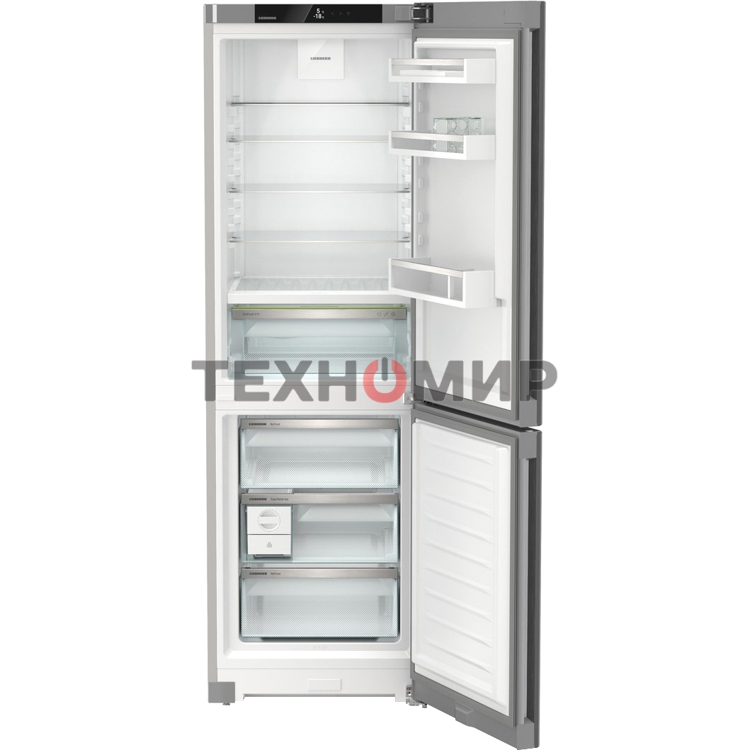 Холодильник Liebherr CBNsfc 5223-22 001 серебристый двухкамерный 216/94л морозилка снизу, No Frost