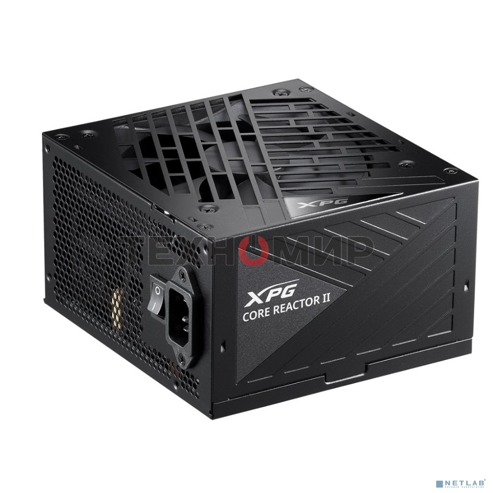 Блок питания ADATA XPG CORE REACTOR II 1200 (COREREACTORII1200G-BKCEU), 1200Вт, 80 PLUS Gold, 135мм, модульный, черный