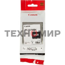 Картридж струйный Canon PFI-107MBK (6704B001) черный матовый (130 мл) для Canon iP F680/685/780/785