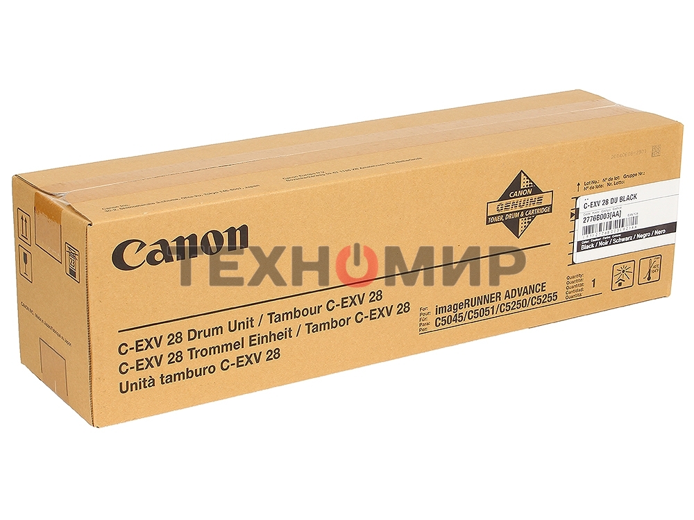 Фотобарабан Canon C-EXV28Bk для iR C5045/C5051/C5250/C5255 . черный. 44000 страниц.