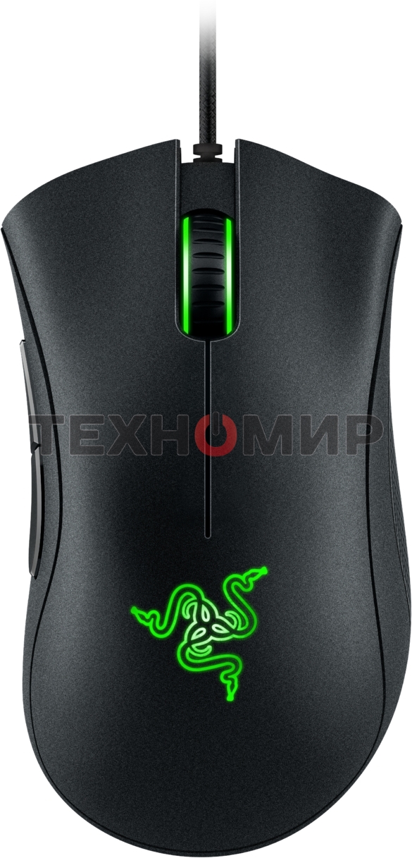 Мышь проводная Razer DeathAdder Essential черный, 6400 dpi, USB, кнопки - 5