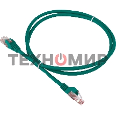 Патч-корд LANMASTER LSZH UTP кат.6, 0.5 м, зеленый