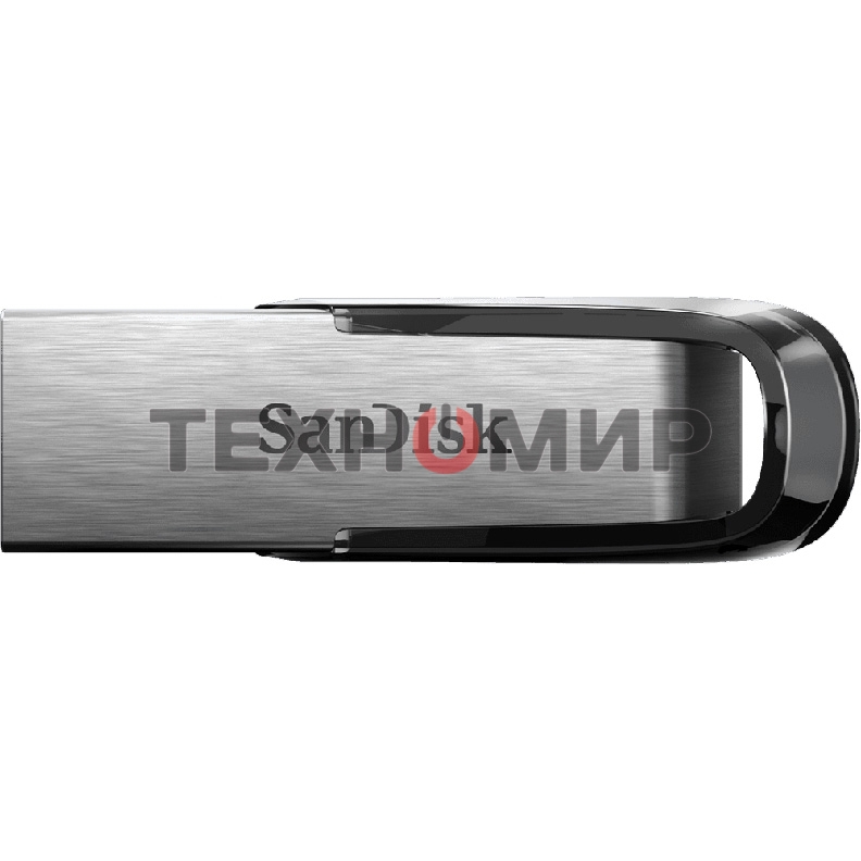 Флешка USB Sandisk CZ73 Cruzer Ultra Flair (SDCZ73-128G-G46), 128Gb, USB 3.0, R/W 150/45, серебристый/черный