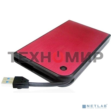 Внешний корпус для HDD AgeStar 3UB2A14 (красный) usb3.0 to 2,5